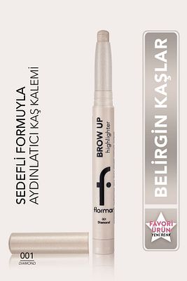 Asansörlü Aydınlatıcı Kaş Kalemi Gümüş -brow Up Highlighter Pencil-001 Diamond-8682536072434 ürün fotoğrafı