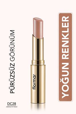 Kaşmir Dokulu Yarı Mat Stik Ruj (Açık Nude) - Deluxe Cashmere Lipstick Stylo - DC28 - 8690604185306 ürün fotoğrafı