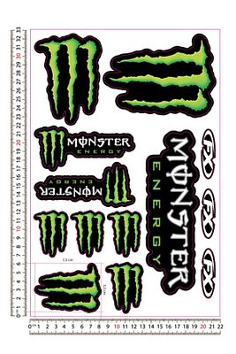 Monster Sticker Seti ürün fotoğrafı