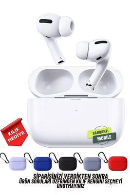 Pro Ios Android Uyumlu Kablosuz Bluetooth Kulaklık Karışık Renk Kılıf Hediyeli ürün fotoğrafı