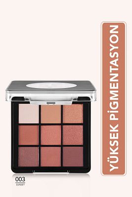 Mat & Işıltılı Kremsi Far Paleti - Eye Shadow Palette - 003 Sunset- 8682536048453 ürün fotoğrafı