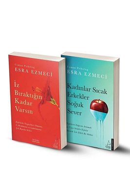 Iz Bıraktığın Kadar Varsın + Kadınlar Sıcak Erkekler Soğuk Sever 2 Kitap ürün fotoğrafı