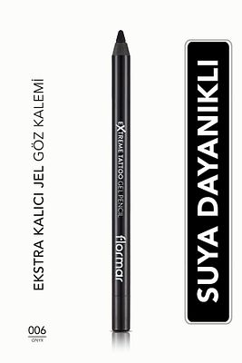 Suya Dayanıklı Jel Göz Kalemi (SİYAH)-extreme Tattoo Gel Pencil-006 Onyx-8682536028882 ürün fotoğrafı