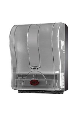 Otomatik Sensörlü Kağıt Havlu Dispenser Şeffaf Füme ürün fotoğrafı