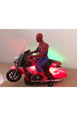 Spiderman Pilli Işıklı Motorlu Örümcek Adam ürün fotoğrafı