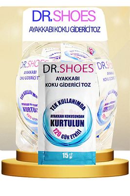 3 Adet Ayak Koku Giderici - Ayakkabı Koku Giderici Toz 120 Gün Etkili.DR.SHOES ile Ayak Kokusuna Son ürün fotoğrafı