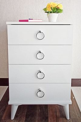Gümüş 4 Çekmeceli Şifonyer ürün fotoğrafı