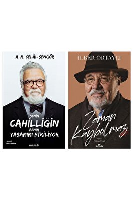 2 Kitap / Senin Cahilliğin Benim Yaşamımı Etkiliyor - Zaman Kaybolmaz (Celal Şengör - İlber Ortaylı) ürün fotoğrafı
