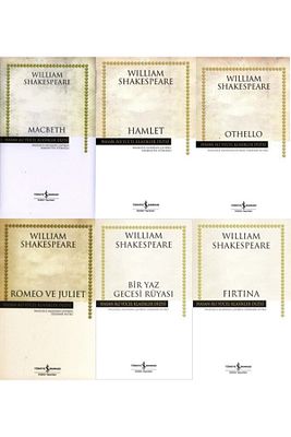 William Shakespeare 6 Kitap Set Hamlet-macbet-bir Yaz Gecesi Rüyası-romeo Ve Juliet-othello-fırtına ürün fotoğrafı
