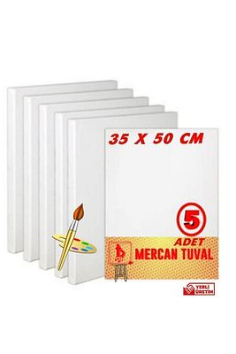 35 X 50 Cm 5 ' Li Pk. Astarlı Arkadan Zımbalı Tual ürün fotoğrafı