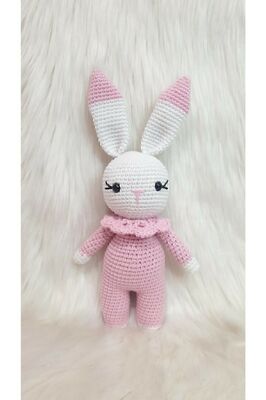 Amigurumi Örgü Oyuncak Uyku Arkadaşı Tavşan ürün fotoğrafı