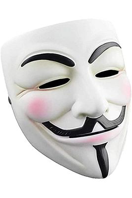 V For Vandetta, Wanted Vendetta Maske Yılbaşı Halloween Cadılar Günü Anonymous Maskesi 19x17cm ürün fotoğrafı