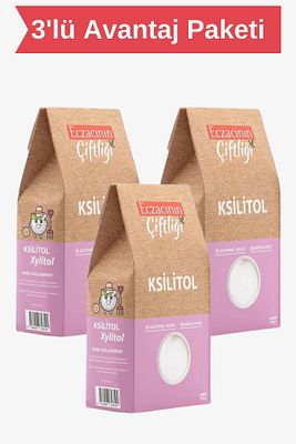 Ksilitol Doğal Tatlandırıcı 250g X 3 Adet - Xylitol / Glutensiz, Ketojenik, Vegan Şeker Ilavesiz ürün fotoğrafı