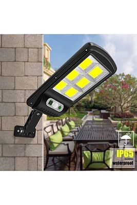Solar Güneş Enerjili Led Bahçe Aydınlatması 3 Modlu Hareket Sensörlü Duvar Lambası 122solarled ürün fotoğrafı