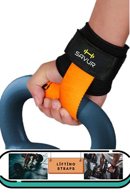 Bilekli Fitness Strap - Lifting Straps, Ağırlık Kayışı ürün fotoğrafı