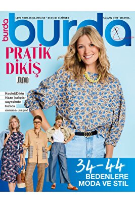Burda Dergi Pratik Dikiş 2024/03 ürün fotoğrafı