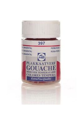 Gouache Jar 16ml Guaj Boya Permanent Rose Magenta / 397 ürün fotoğrafı