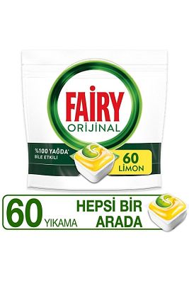 Hepsi Bir Arada Bulaşık Makinesi Deterjanı Tableti 60 Lı ürün fotoğrafı