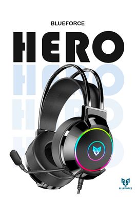 Hero 7.1 Usb Rgb Aydınlatmalı Mikrofonlu Gaming Oyuncu Kulaklığı ürün fotoğrafı