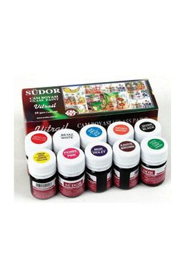 Vitrail Cam Vitray Boyası 10 Renk x 25 ml. ürün fotoğrafı