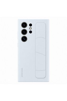Galaxy S24 Ultra Kordonlu & Standlı Silikon Kılıf - Buz Mavisi ürün fotoğrafı