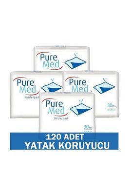 Hasta Altı Bezi Serme Yatak Koruyucu 60x90 30'lu * 4 Paket ürün fotoğrafı