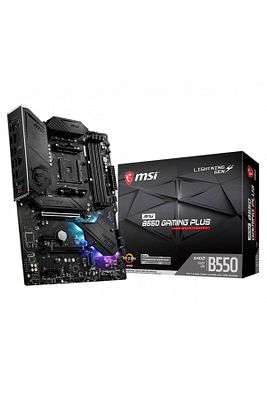 Mpg B550 Gamıng Plus Amd B550 Soket Am4 Ddr4 4400mhz (O.C) M.2 Atx Anakart ürün fotoğrafı