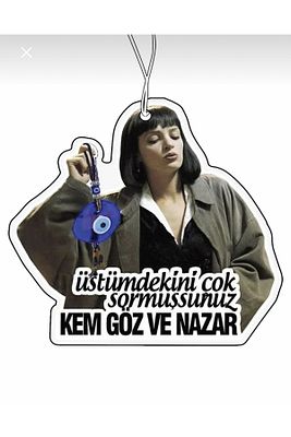 Kem Göz Ve Nazar Komik Tasarımlı Dekoratif Oto Araç Kokusu Ve Aksesuarı ürün fotoğrafı