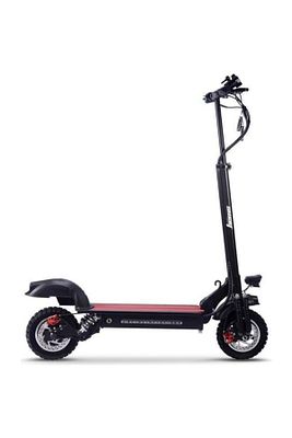 Çift Amortisörlü 1000w 10 Inç Elektrikli Scooter Siyah ürün fotoğrafı