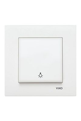 Viko Karre Beyaz Light (ZİL/IŞIK ANAHTARI) ürün fotoğrafı