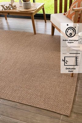 Rusticana 3101 Naturel Jüt Halı Modern Örme Kilim ürün fotoğrafı