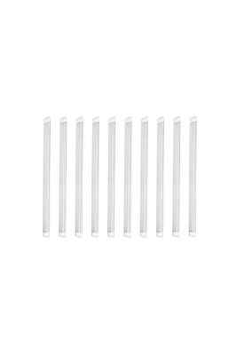 10'lu Paket 120 Cm 40 Watt Çift Sıra Ledli Led Bant Armatür 6500 Kelvin Beyaz Renk ürün fotoğrafı