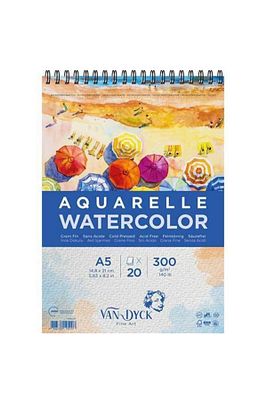 Aquarelle Watercolor Suluboya Resim Defteri A5 300 gr 20 Yp ürün fotoğrafı