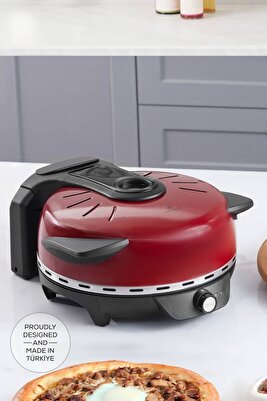 Gastro 10 in 1 Pizza Lahmacun ve Tandır Ekmeği Makinesi Biodiamond Imperaial Red ürün fotoğrafı