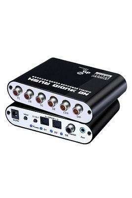Optik 5.1 Kanallı To Rca Analog Dönüştürücü Dolby Dts/ac-3 Ses Çevirici ürün fotoğrafı