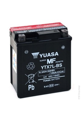 Ytx7l-bs 12v-6 Amper 100 Cca Bakımsız Akü ürün fotoğrafı