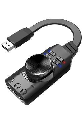 3185 Usb Ses Kartı Harici 7.1 Uyumlu Dönüştürücü Plextone Gs3 Pubg Lol Mikrofon Destekli ürün fotoğrafı