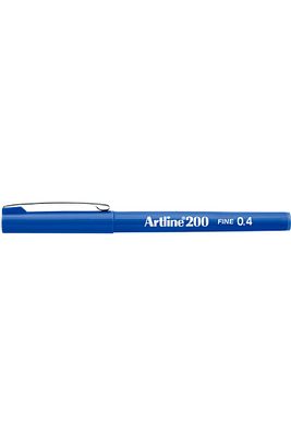 200 Fineliner 0.4mm Keçe Uçlu Kalem Mavi ürün fotoğrafı