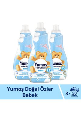 Doğal Özler Konsantre Çamaşır Yumuşatıcısı Bebek 1200 ml 50 Yıkama 3 Adet ürün fotoğrafı