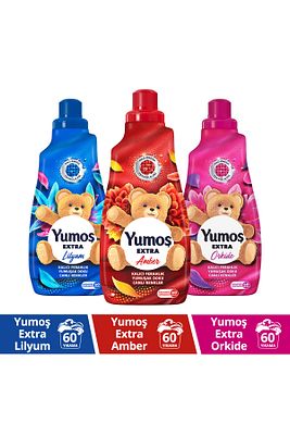 Extra Konsantre Çamaşır Yumuşatıcısı Amber 1440 ml Lilyum 1440 ml Orkide 1440 ml ürün fotoğrafı