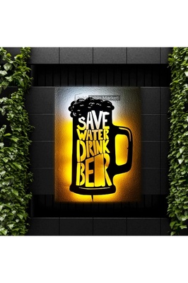 Işıklı Tablo Marketi Bardak Tablosu ürün fotoğrafı