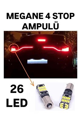 Renault Megane 4 Sedan Kasa Arka Stop Fren Ampulü H21w (2 ADET) ürün fotoğrafı