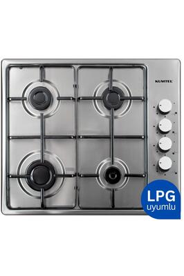 Ko-420 F Inox 4 Gözü Gazlı Setüstü Ocak Lpg ürün fotoğrafı