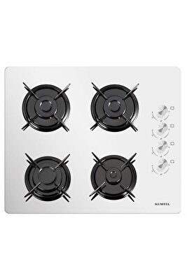 Ko-40 Tshdf Set Üstü Ocak Beyaz Cam Doğalgazlı. ürün fotoğrafı