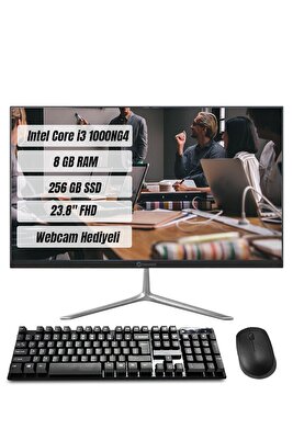 Aıo 3250 I3-1000ng4 8 Gb 256 Gb 23.8" Free Dos Aıo Masaüstü Bilgisayar ürün fotoğrafı