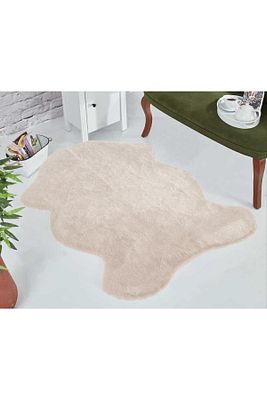 Peluş Halı Krem ürün fotoğrafı