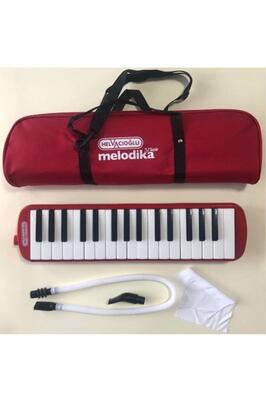 32k 32 Tuşlu Melodika Bez Çantalı - Kırmızı. ürün fotoğrafı