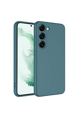 Samsung Galaxy S23 Kılıf Kamera Çıkıntılı Içi Kadife Lansman Yumuşak Dokulu Silikon Kapak (Uyumlu) ürün fotoğrafı