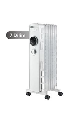 7 Dilim Beyaz Radyatör KUM-1220S ürün fotoğrafı