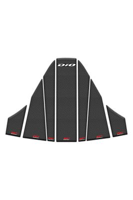 Gp Kompozit Honda Dio 2021-2024 Uyumlu Tank Pad Seti Karbon ürün fotoğrafı
